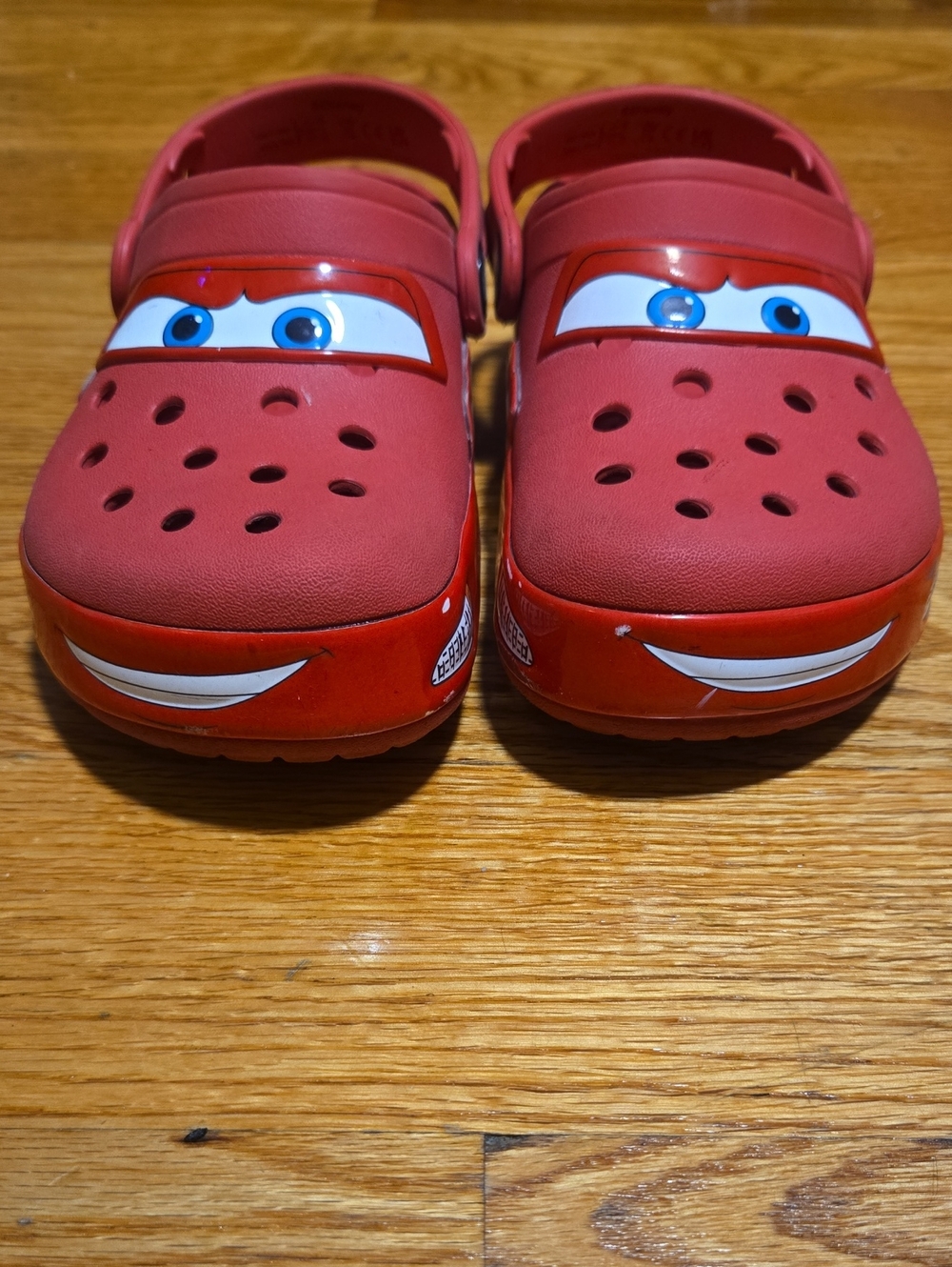 Crocs Classic Clog Lightning McQueen. Kids Size 13c.